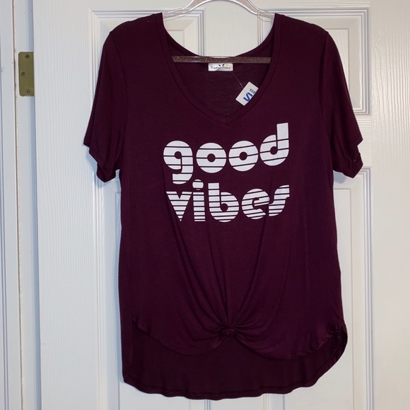 NWT good vibes short sleeve tshirt - Picture 1 of 3